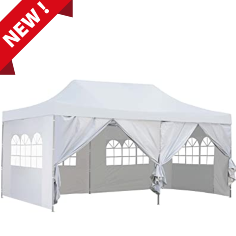 Tent with Optional Walls (White)