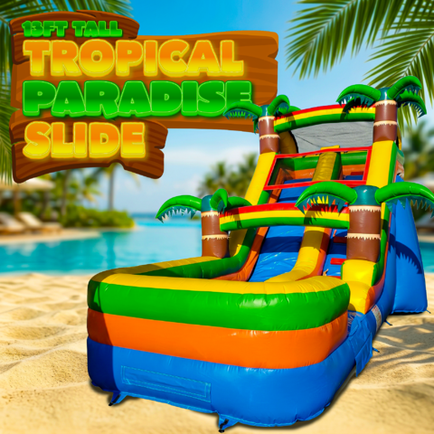 Tropical Paradise Water Slide