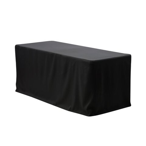 8ft Black Table Cloth