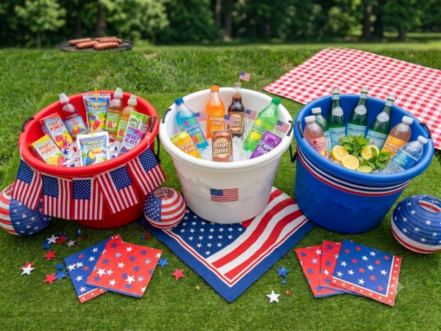 Patriot Party Beverage Bucket