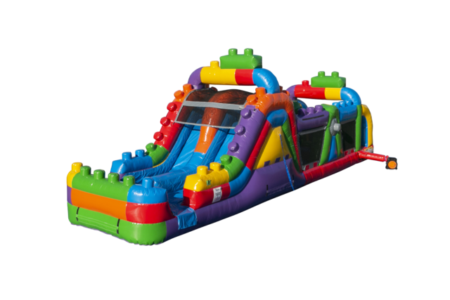 38ft Mega Blocks Obstacle Course