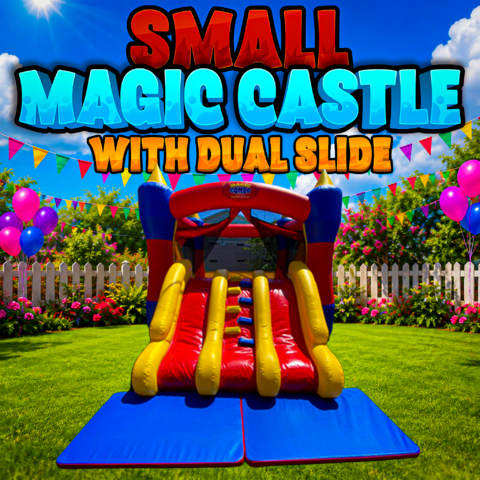 Small Magic Castle with Dual Slide