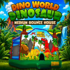 Dino World Dinosaur Medium Bounce House