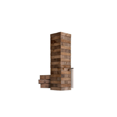 Giant Jenga-Style Tumbling Tower