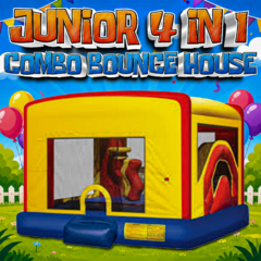 Junior 4-in-1 Combo Bounce House for Young Kids