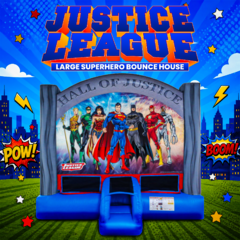 Justice League Large Superhero Bounce House (Licensed)