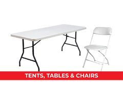 Tents, Tables & Chairs 