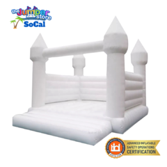 All White Bounce House 