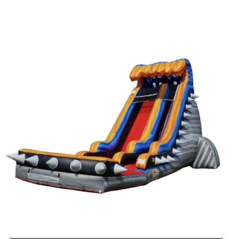 20ft Rocket waterslide w/deep pool