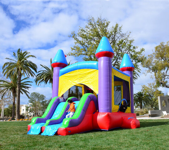 Castle Bounce House with Double Slide