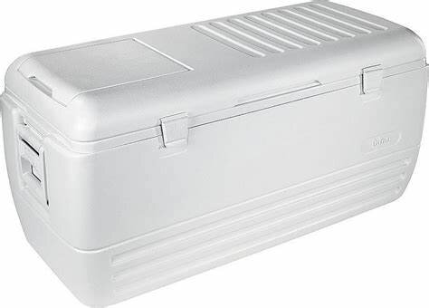 White 150qt Cooler