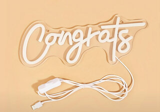 Congrats Neon Sign