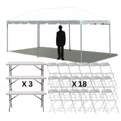 10x20 West Coast Frame Tent Package