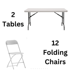 2 Tables & 12 Chairs