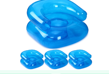 Inflatable bean bags blue