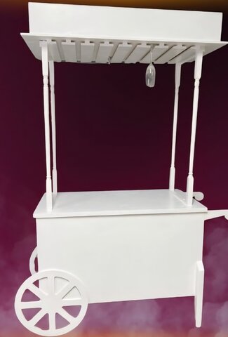 Champagne Cart with Vinyl Personalization