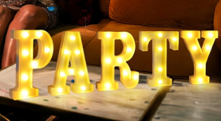 6 inch Marquee Letters, numbers and heart