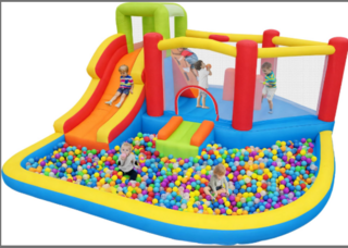 Rainbow Bounce House