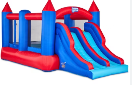 Red and Blue Bounce Castle