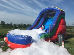 15' Slide and Foam Party Package Deal 15' Slide and Foam Party Package Deal