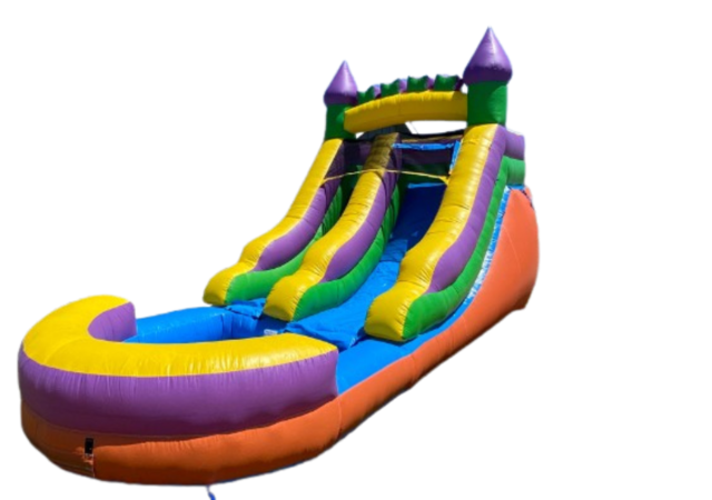 Neon Castle Water Slide (12ft)