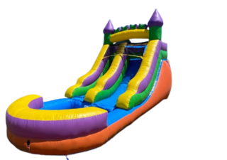 Neon Castle Water Slide (12ft)