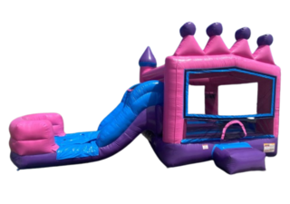 Tiara Bounce House with Water Slide