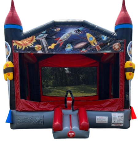 Large Rocket Ship Bounce House