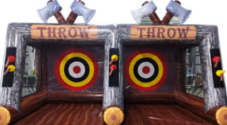 Inflatable Double Lane Axe Throw 
