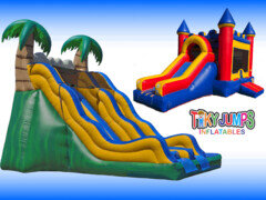 Inflatable Dry Slides