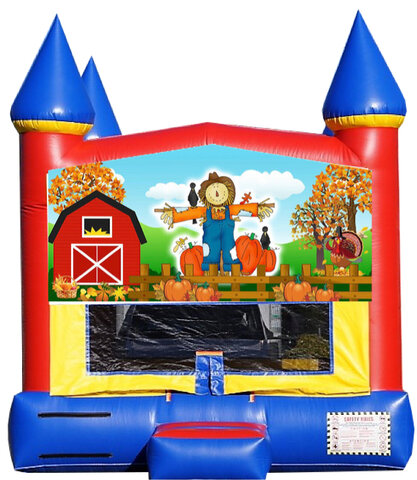 Fall Fest Theme Bounce House in Memphis