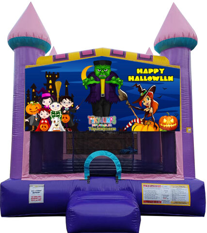 Purple and Pink Halloween Theme Bounce House in Memphis