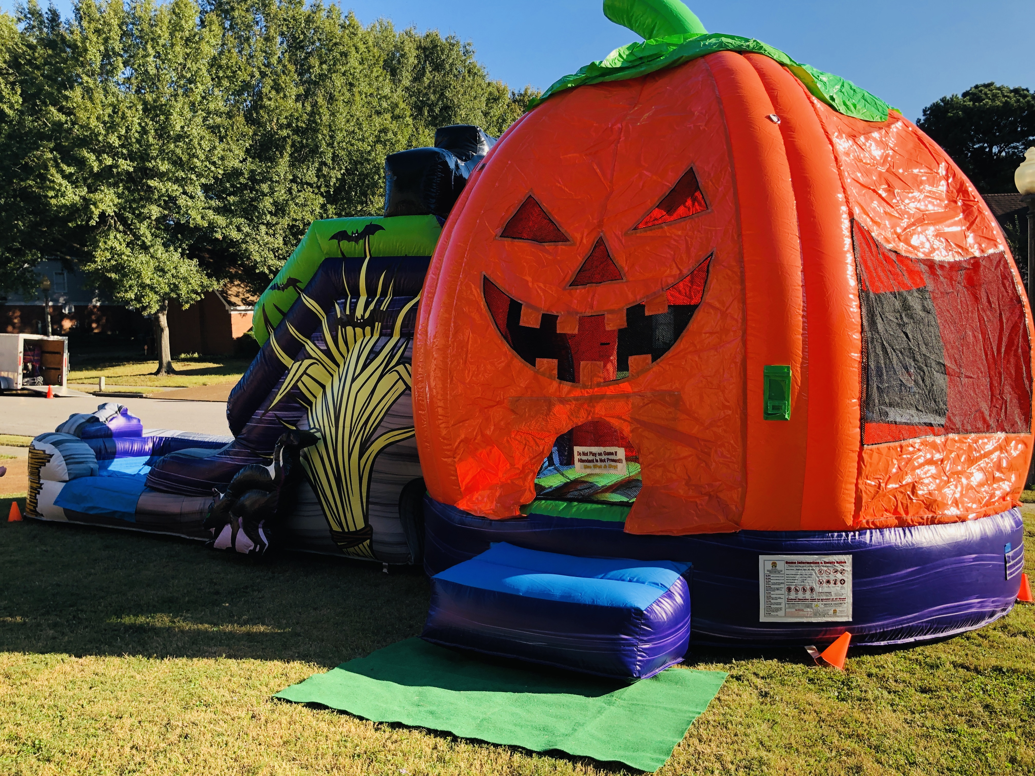 Pumpkin Bounce House Rental Memphis