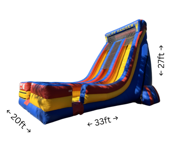 27ft Dry Slide Cliff Hanger