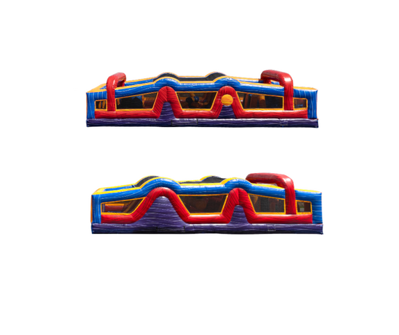 75ft Marble Mania Ultimate Obstacle Course SPLIT