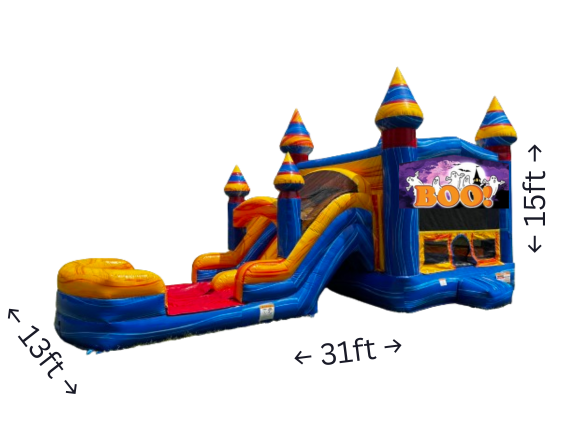 Blueish Boo Bounce Dual Slide Wet or Dry