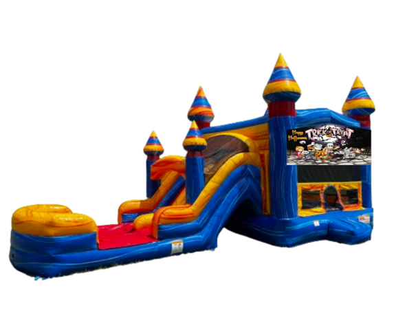 Blueish Trick or Treat Bounce Dual Slide Wet or Dry