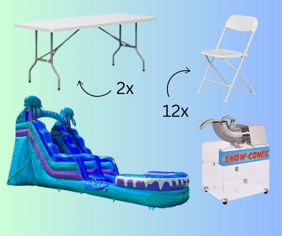 Build Your Own FUN Water Slide Party Package Deal