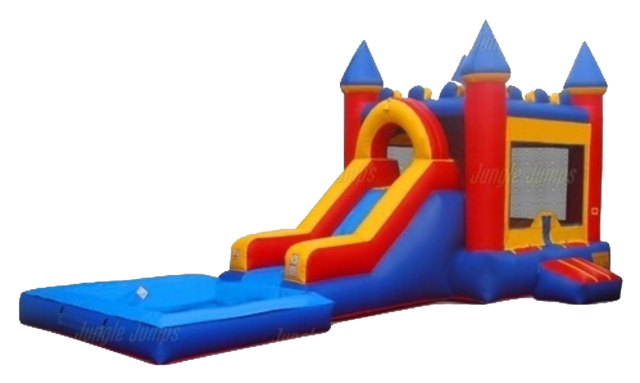 Primary Colors Bounce House-Slide Pool