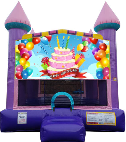 Birthday Cake Dazzling Bounce House