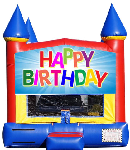 Happy Birthday Bounce House | Tiky Jumps Rentals