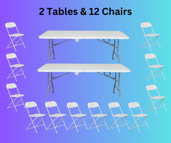 package deal 2 table 12 chairs