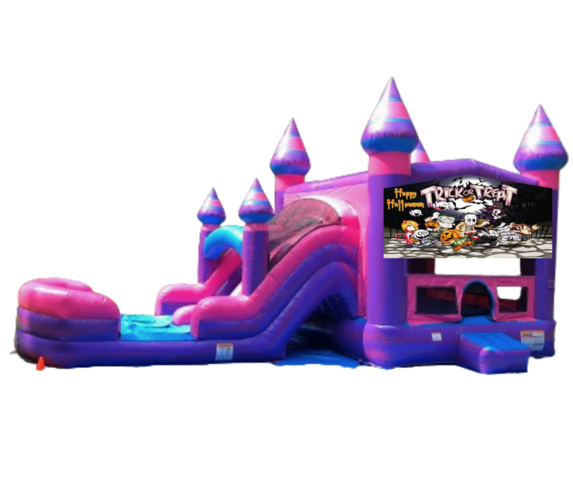 Purplish Trick or Treat Bounce Dual Slide Wet or Dry