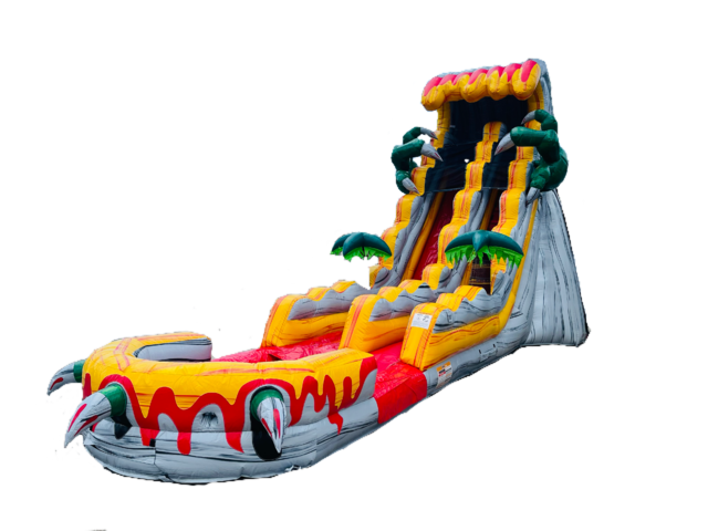 16 Foot Dinosaur Water Slide, ABR Party Rentals, LLC