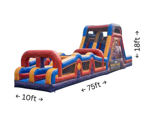 75ft Warped Wall Marble Mania Obstacle Course