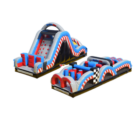 60Ft Radical Run Obstacle Course Rock Climb SPLIT