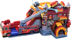 Fire Truck BounceBounce Slide  Wet or Dry***New Inflatable***