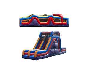 70ft Warped Wall Marble Mania Obstacle Course SPLIT