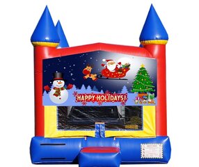 Happy Holidays Bounce House