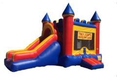 Primary Colors Bounce House Slide